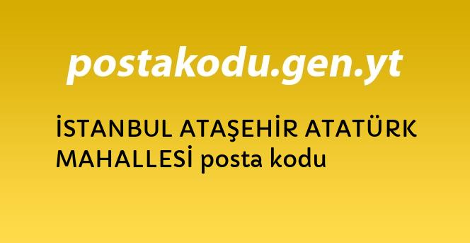 istanbul atasehir ataturk mahallesi posta kodu posta kodlari turkiye il ilce ve mahalleleri posta kodlari