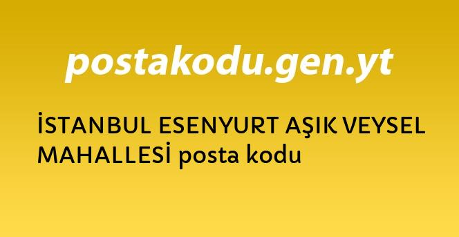 istanbul esenyurt asik veysel mahallesi posta kodu posta kodlari turkiye il ilce ve mahalleleri posta kodlari